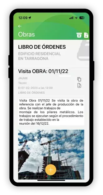 Capturas del libro de trabajo